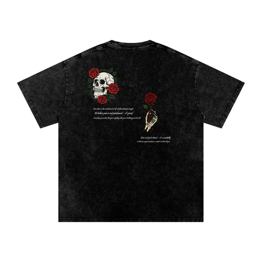Acid Wash Oversize Pain Is Proof Tee